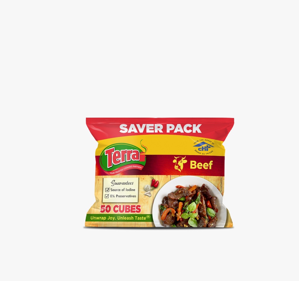 TERRA BEEF CUBES 50 X 20 SAVER PACK