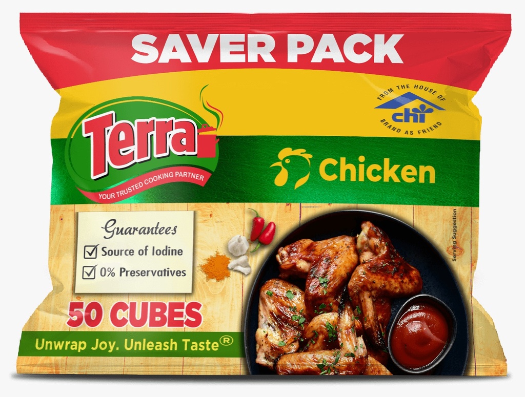 TERRA CHICKEN CUBE 50 X 20 SAVER PACK