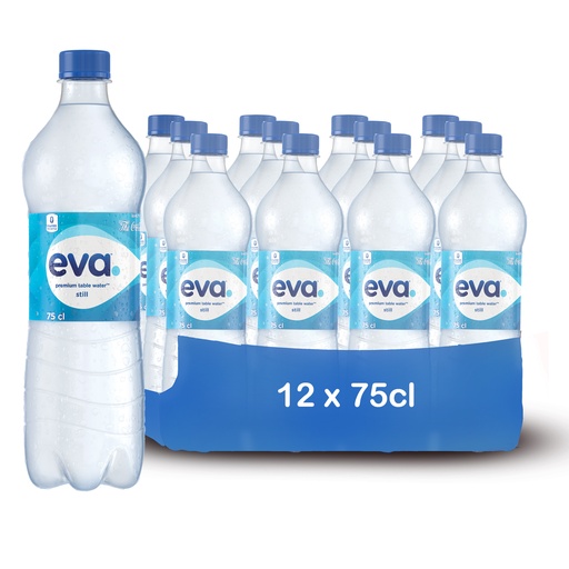 EVA WATER 75CL x 12