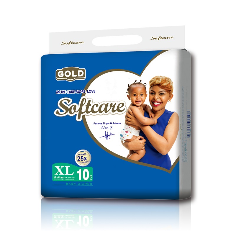 SOFTCARE DIAPERS CLASSIC GOLD SMALL (MINI) 10X10