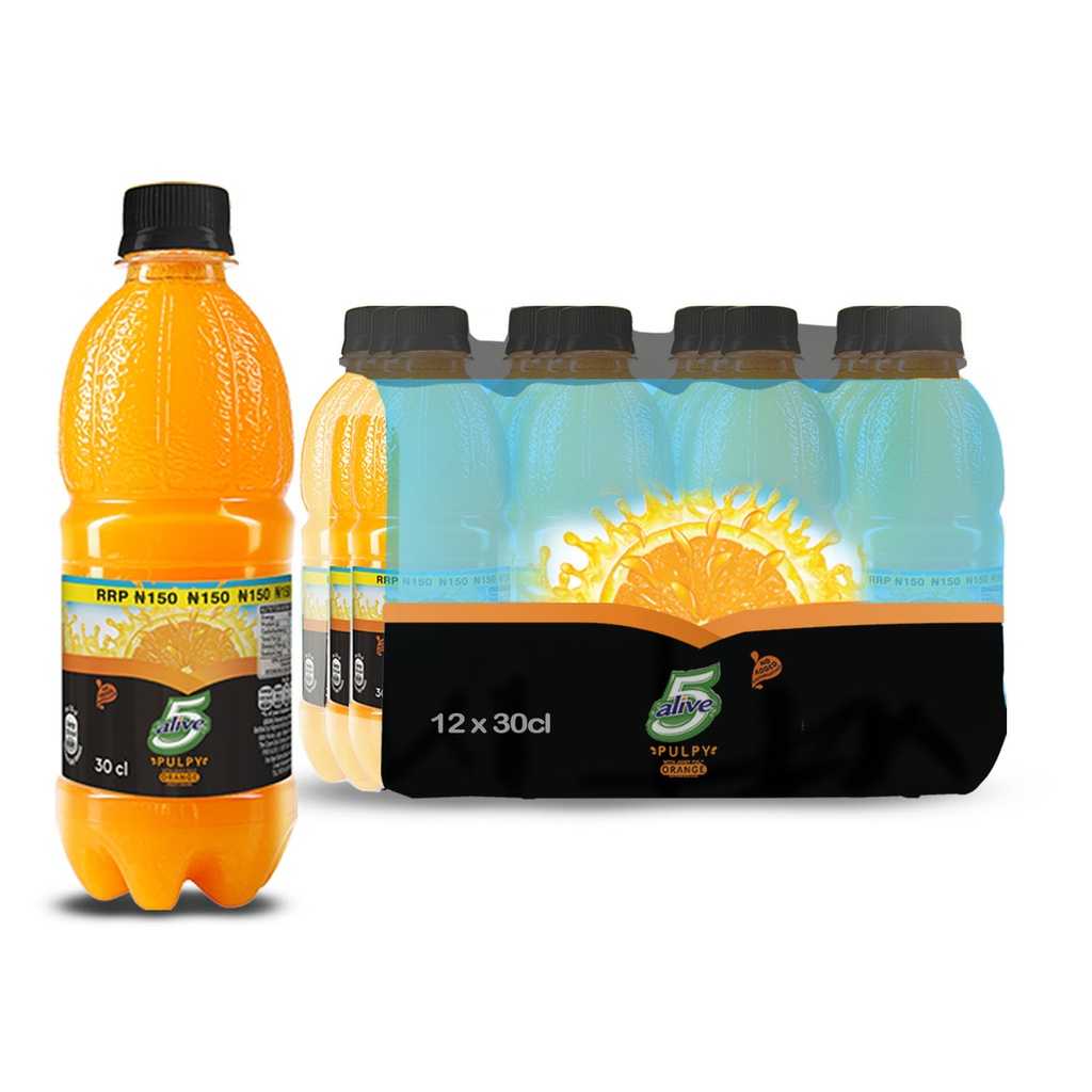 FIVE-ALIVE PULPY ORANGE 30CL x 12