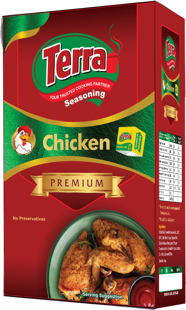 TERRA PREMIUM PACK CHICKEN CUBE 80G X 20