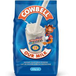 COWBELL INSTANT FILLED MILK POWDER 320G X 12