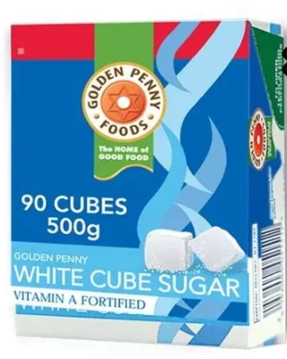 GOLDEN PENNY WHITE SUGAR CUBES 500G X 50