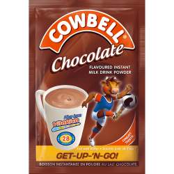 COWBELL CHOCOLATE SACHETS 22.5G X 200