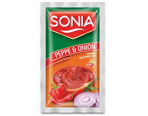 [SPV-065-P050] SONIA PEPPER AND ONION 50 X 65G